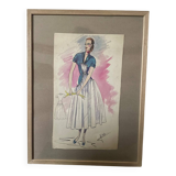 Fashion drawing G. Mazoyer