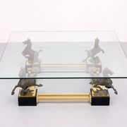 Maison Charles, Coffee Table, "Flying Horse of Gansu", 1970s, France