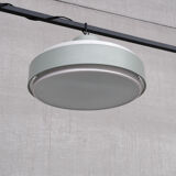 Mid-century steel and glass pendant by RAAK