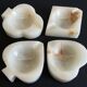 Vintage playing cards onyx ashtrays