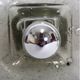 Pair of 70s vintage wall lamps, Murano glass with bubbles