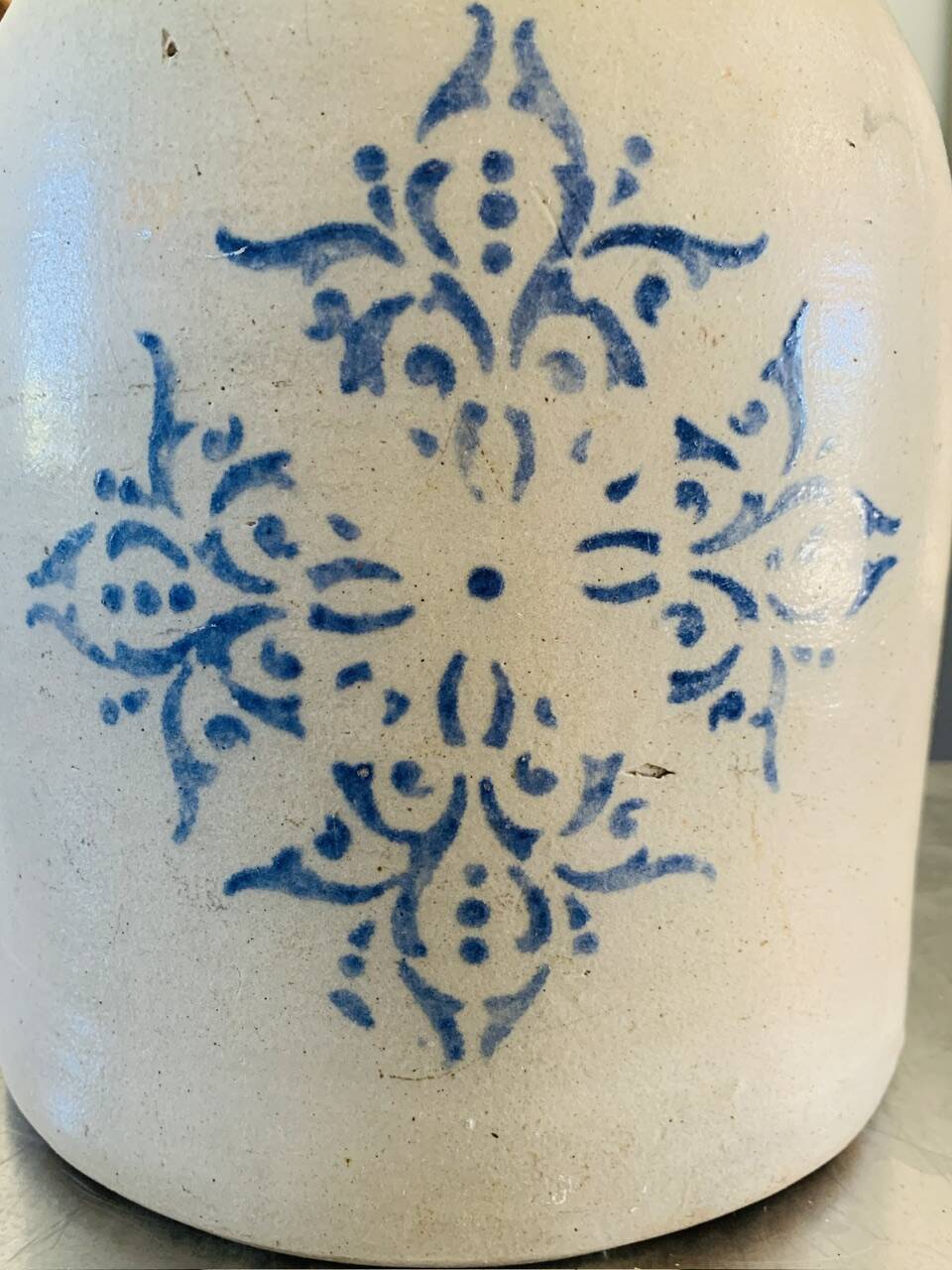 Large stoneware jar, 7 litres, by F.H. Cowden, circa 1880