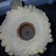 Vintage French shell vase