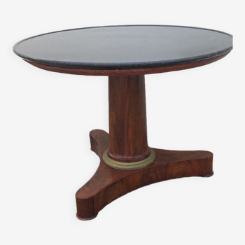 Monopod empire pedestal table