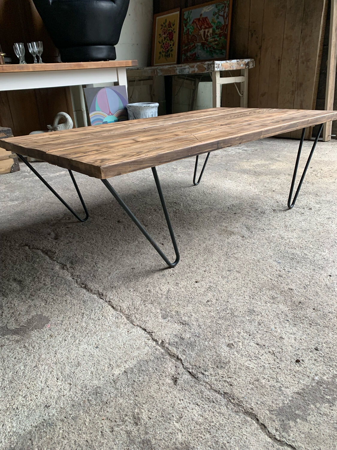 Vintage & contemporary coffee table