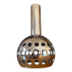 Suspension vintage luminaire chromé seventies