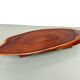 Organic Coffee Table "Slab" in Solid Exotic Wood