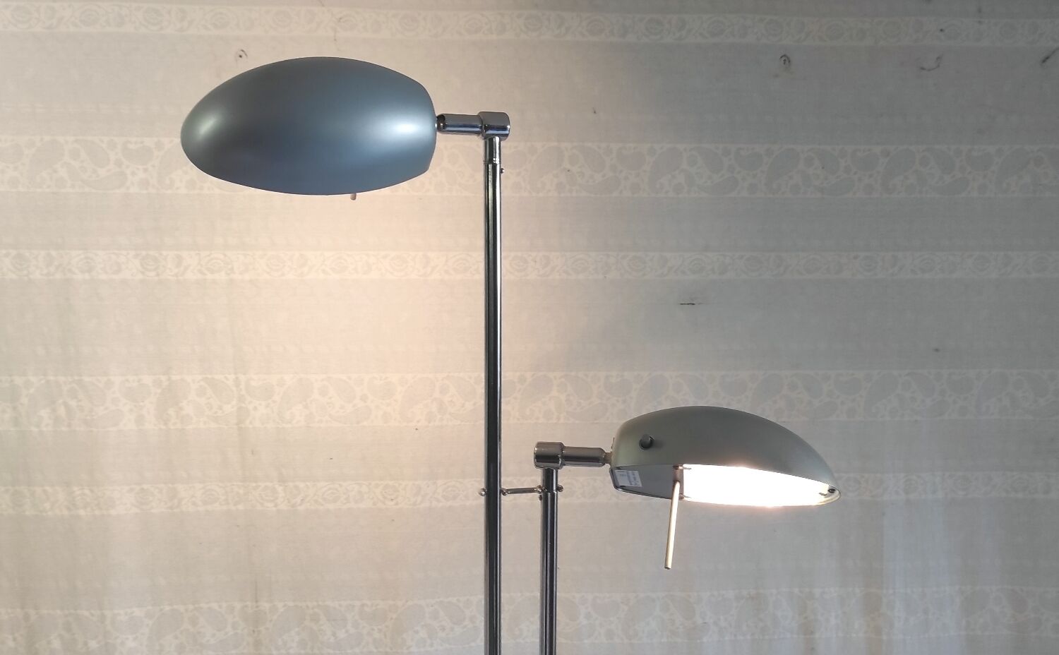 2-light floor lamp Jelken model for Ikea - 1980s