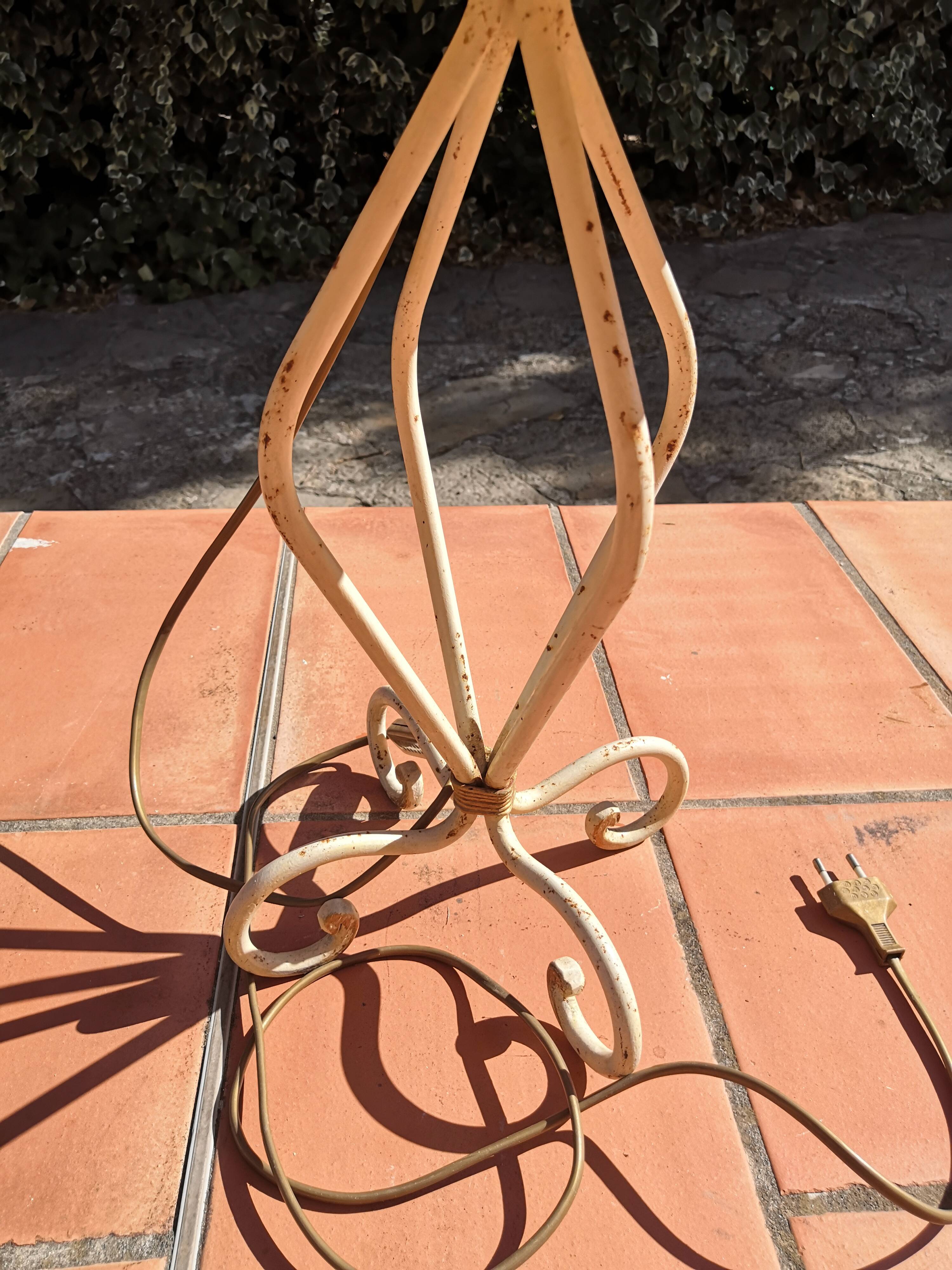 Vintage all-metal table lamp