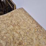 Louis XV style chest of drawers painted with flowers, Italian manufacture