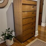Vintage shoe cabinet / drop-leaf cabinet