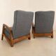 Paire de fauteuils de René-Jean Caillette, années 50