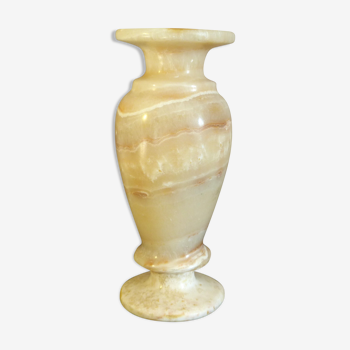 White marble vase