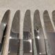 6 silver-plated table knives by Christofle Malmaison