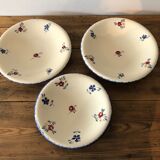 3-course vintage service, Digoin Sarreguemines