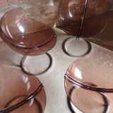 Set of four chairs sphere by Boris Tabacoff