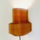 Pine Veneer Curved Layered Wall Lamp By Translandia, Denmark 1960S
