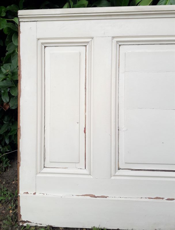 Woodwork 89x172cm painted 3 panels, 19th