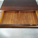 Rosewood art deco cradle table