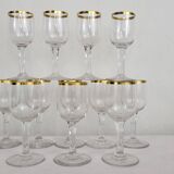 12 verres à liqueur / apéritif en cristal