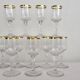 12 crystal liqueur/aperitif glasses