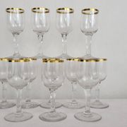 12 verres à liqueur / apéritif en cristal