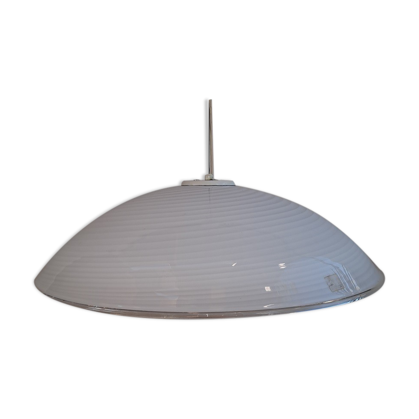 Murano swirl ceiling light vintage