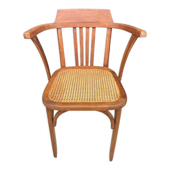 Stella canned armchair TBE