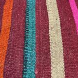 Housse de coussin en kilim turc vintage 40x40cm