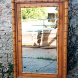 Cabinet beginning 20 th in turned pine and pitchpin