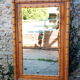 Early 20th century wardrobe in turned pine and pitch pine