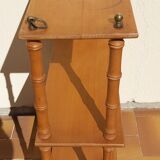 Vintage bamboo wood shelf