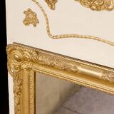 Magical: trumeau circa 1900. Superb gilding, royal allure.