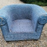 Wicker armchair