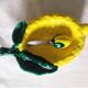 Vintage lemon butter dish in barbotine - Creation A. Ferlay Vallauris (A