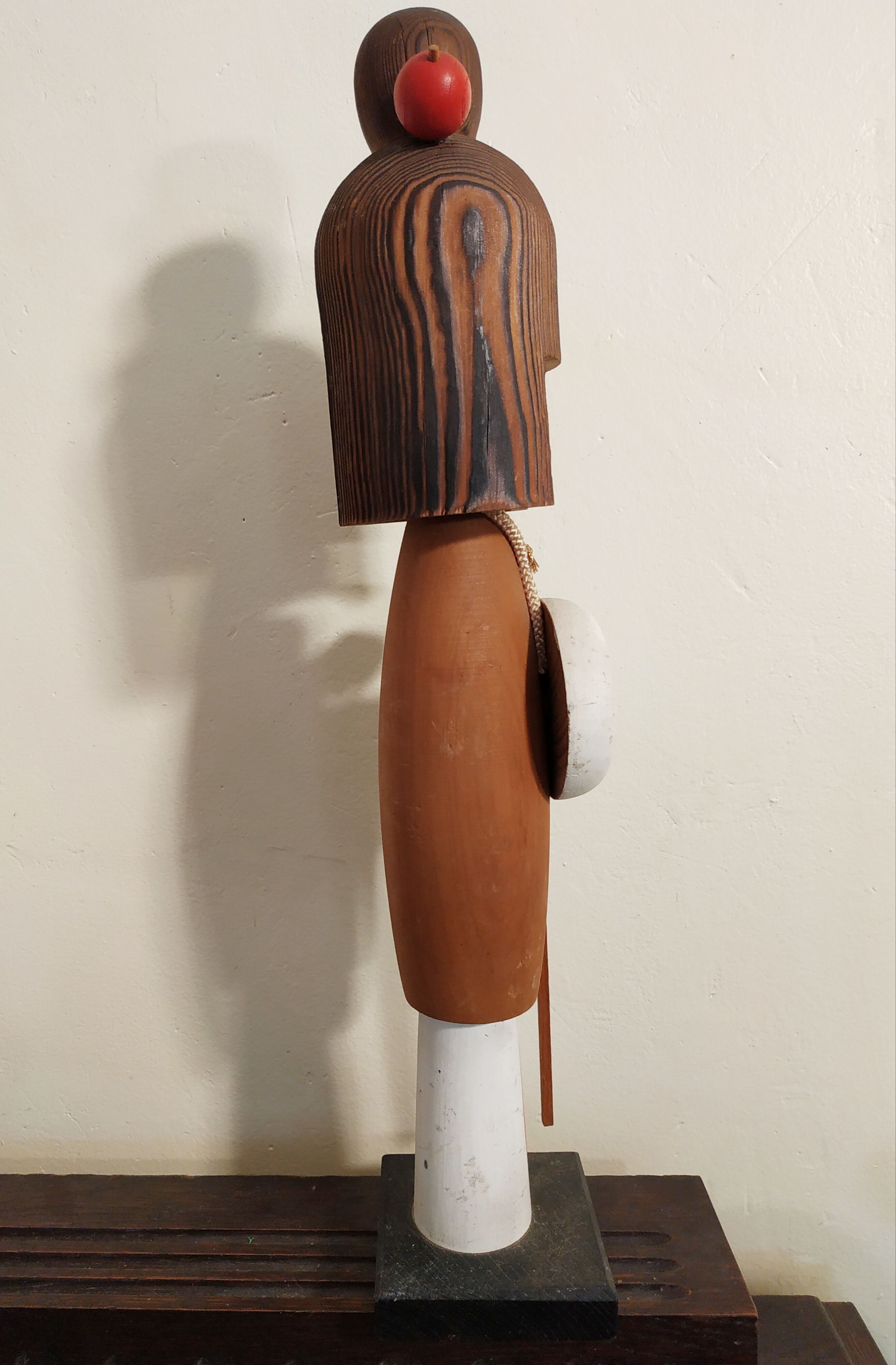 Great warrior kokeshi - Japan 1960-70