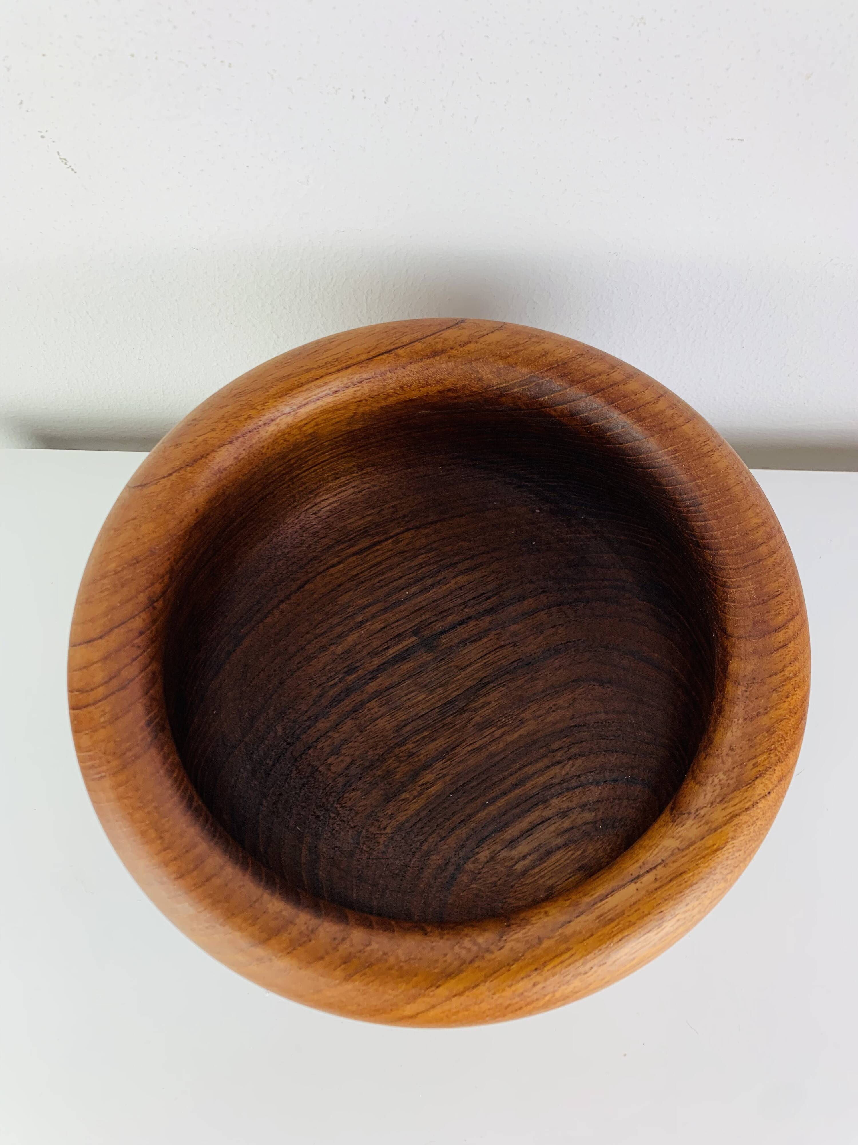 Danish teak fruit bowl, 1960s, Scandinavian.