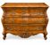 Commode tombeau galbée Louis XV