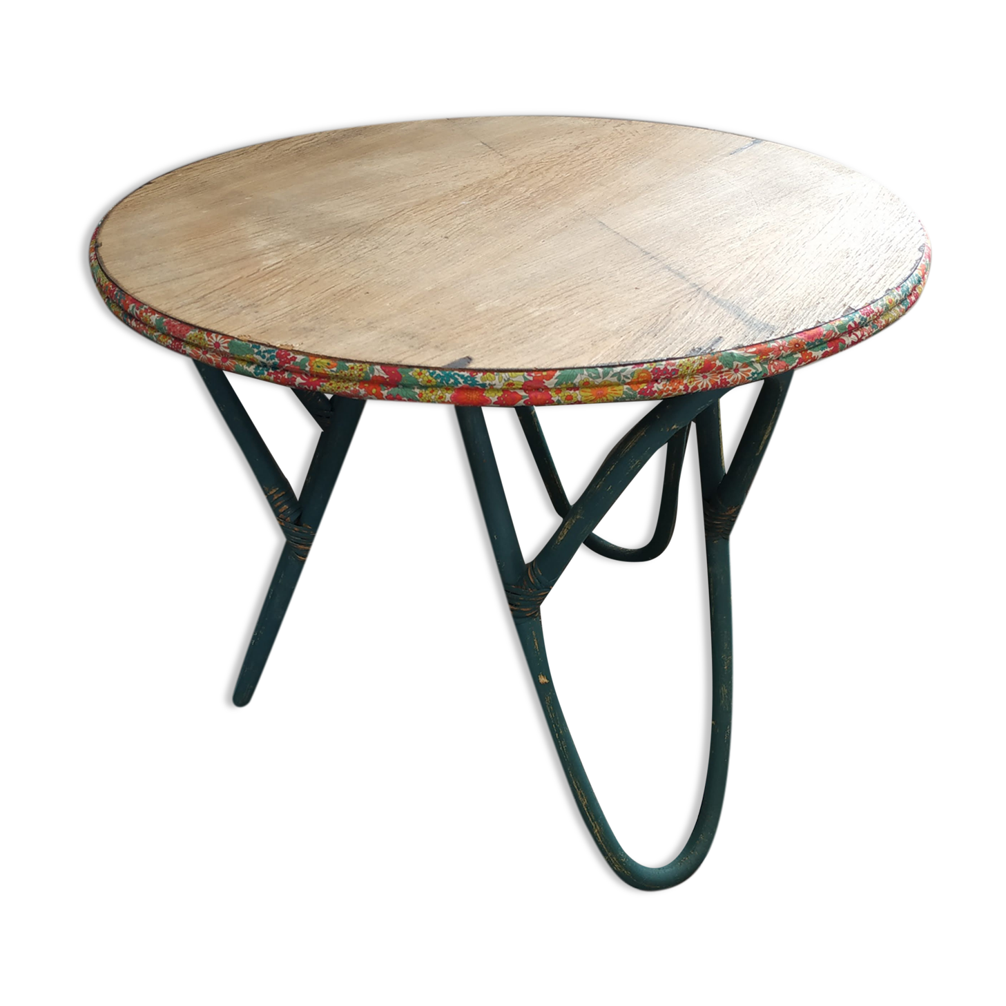 Vintage bamboo table