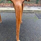 Renovated Louis XV dining table in cherry wood from the 20th century, 210cm.