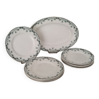 Set of plates Saint Amand Hamage