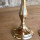 Pair of brass candlesticks