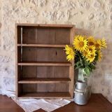 Antique wooden craft shelf