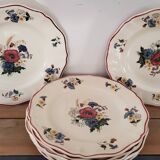 Sarreguemines Flat Plates: Summer