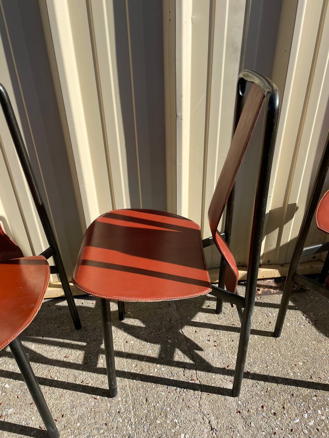 4 Irma chairs by Achille Castiglioni for Zanotta