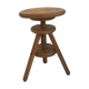 Tabouret d'atelier tripode ancien