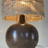Vintage stoneware ceramic lamp from the 60s