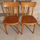 Paire de chaises bistrot années 30/40
