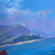 Framed “Cap Ferrat” oil painting