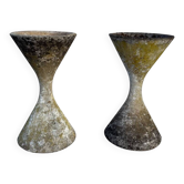 Diabolo pot pair by Willy Guhl height 64 cm